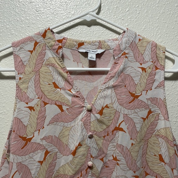 Tropical Nine West Sleeveless Dress - Picture 5 of 6